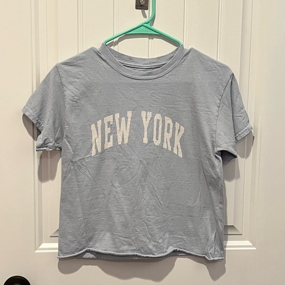 Brandy Melville Tops - Brandy melville blue new york top